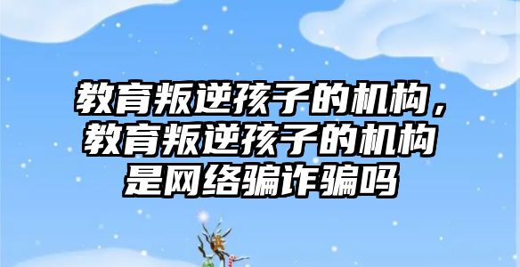 教育叛逆孩子的機構，教育叛逆孩子的機構是網絡騙詐騙嗎